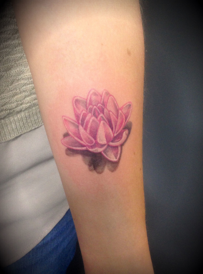 Lotus flower tattoo