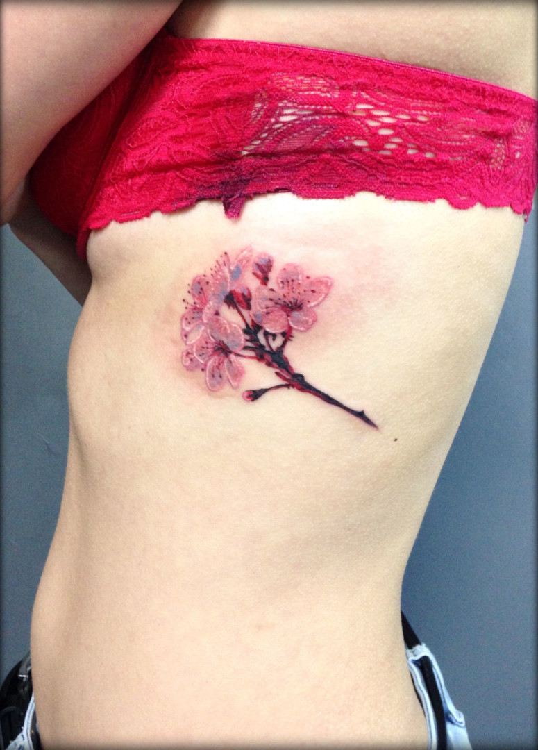 Cherry blossom tattoo picture