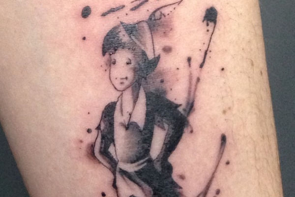 Tatouage de Peter Pan par Virginie Tatouage a Strasbourg