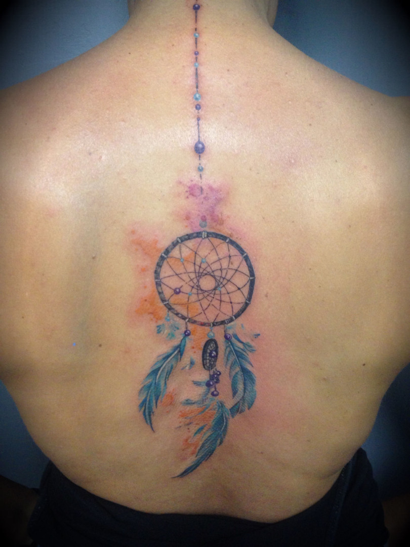 Dreamcatcher tattoo by Virginie Tatouage Strasbourg